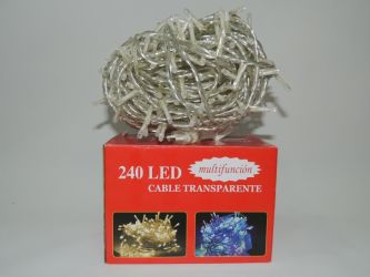 Luces 240 bombillas led 12 mtrs multicolor