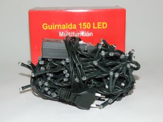 Guirnalda 150 luces led multifunción multicolor