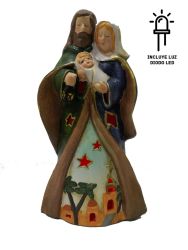 Belén con luz 13x25cm