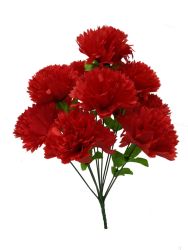 Flor 10 cabezas color rojo xx cm