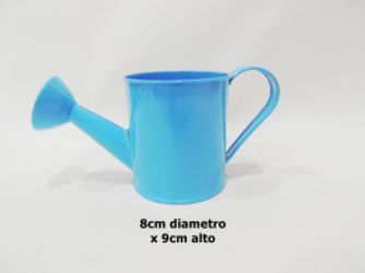 Regadera 8cm diametro x 9cm alto color celeste