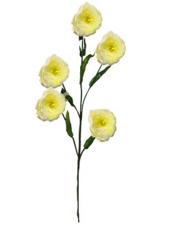 Flor larga 5 cabezas 100cm color beige