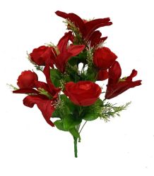 Ramo de flores 45cm color rojo ref 7603
