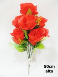 Ramo de flores 50cm color rojo ref 7610_2