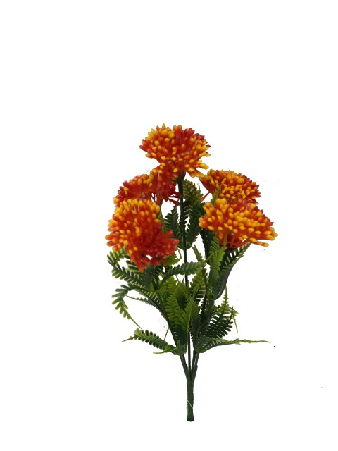 Flor mini 30cm color naranja
