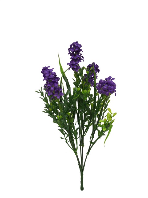 Flor mini color purpura 35cm