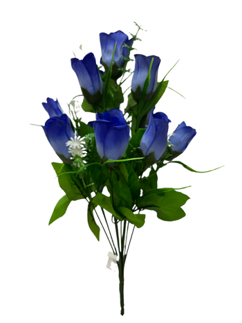 Ramo de flores 12 Cabezas 45CM Color Azul