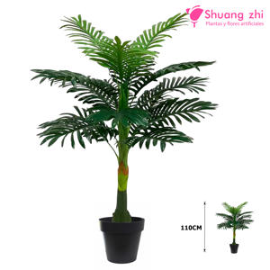 Palmera 110CM verde con maceta