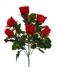 Ramo de rosas rojas 10 cabezas 50cm