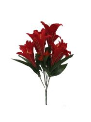 Flor ramo xxcm color rojo