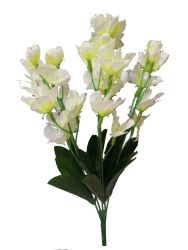 Flor orquidea 55cm color beige