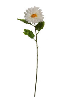 Flor gerbera 65cm Blanco