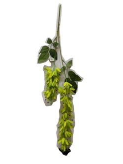 Flor de colgar 2 ramas 68cm color amarillo