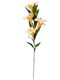 Lirio 4 cabezas 110cm champan