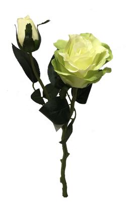 Rosa Pequeña 40cm Color Verde