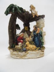 Figura Belén con luces 18cm