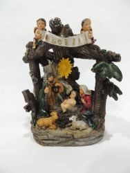 Figura Belén con luces 18cm