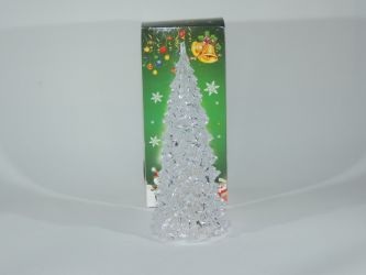 Árbol de Navidad mediano con luces de colores 18cm x 8cm