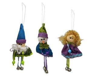 Muñeco adorno navidad 13cm 2 modelos