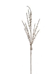 Flor espuma 76cm color blanco