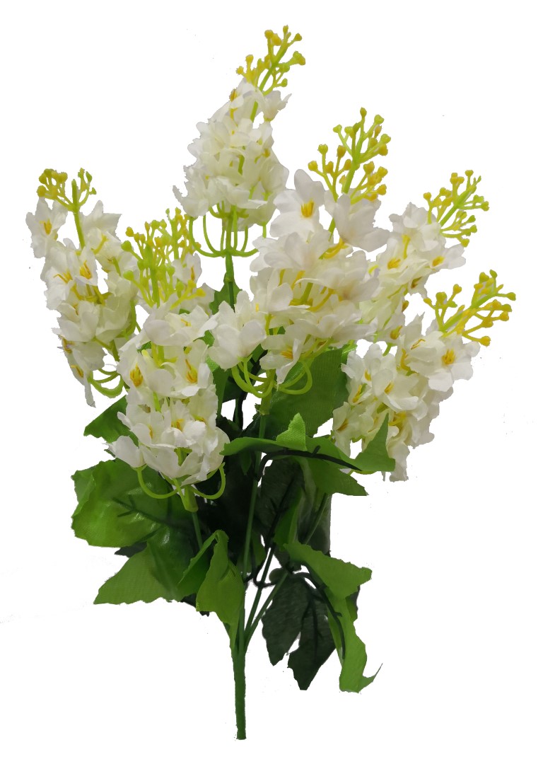 Flor mini xxcm color blanco