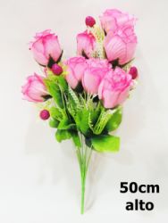 Ramo de rosas 50cm color Rosa ref 0275_3