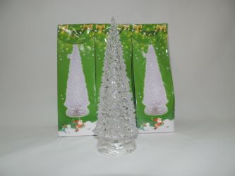 Árbol de navidad gigante con base transparente 32cm x 11cm