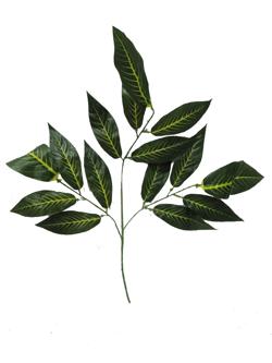 Rama de hojas 65cm color de hojas verde oscuro