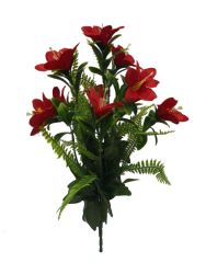 Flor ramo xxcm color rojo