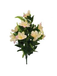 Flor ramo xxcm color beige/rosa
