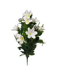 Flor ramo xxcm color blanco