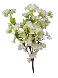 Flor cerezo 53cm color blanco