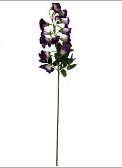 Flor larga 85cm color lila