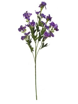Flor larga 85cm color purpura