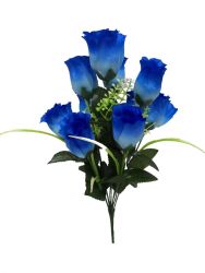 Flor ramo color azul