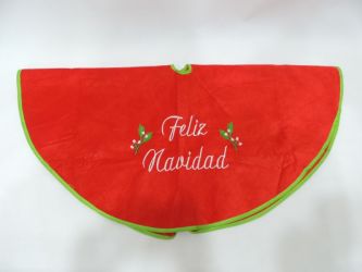 Alfombra de árbol Feliz navidad 80cm