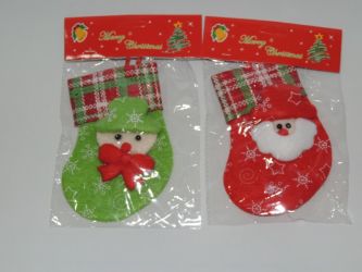 Guante Navidad decoración 14cm 2 modelos