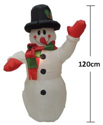 Hinchable Muñeco de nieve 120cm