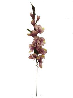 Flor larga 72cm color lila