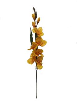 Flor larga 72cm color naranja