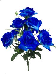 Ramo de rosas XXcm color azul
