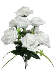 Ramo de rosas XXcm color blanco