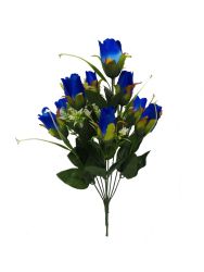 Flor ramo xxcm color azul