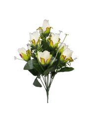 Flor ramo xxcm color blanco