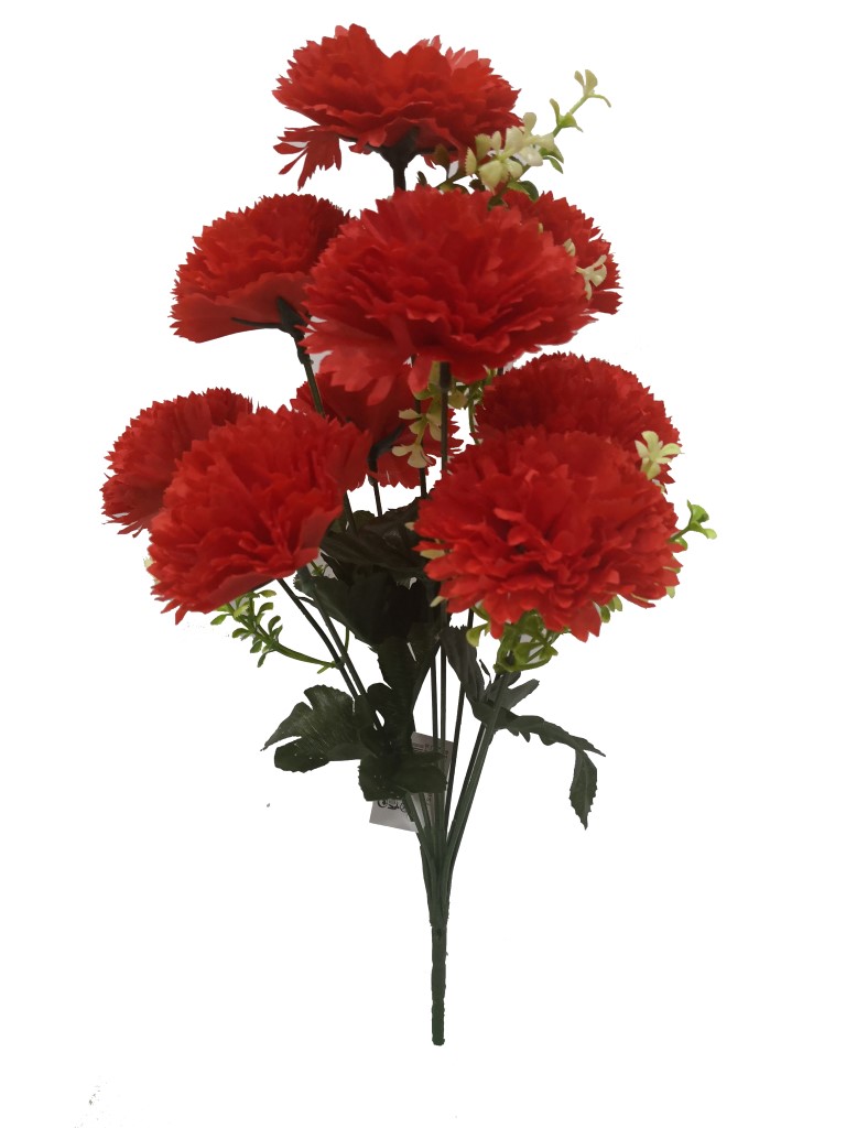 Flor Ramo 40cm color rojo