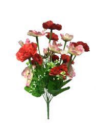 Ramo Cherry Blossom 38cm color rojo/rosa