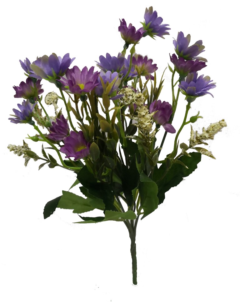 Flor mini 30cm color lila/morado