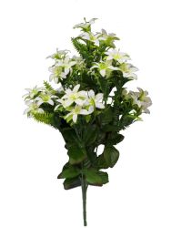 Flor ramo santo color blanco
