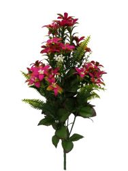 Flor ramo santo color fucsia