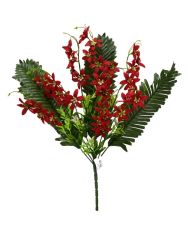 Flor de pared 50cm color rojo
